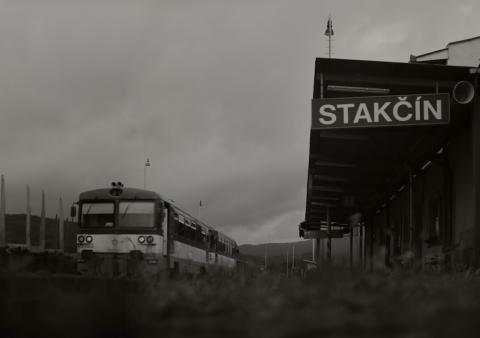 Fotografie Stakcin Train Station