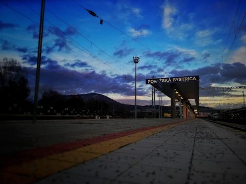 Fotografie Považská Bystrica, Železničná stanica