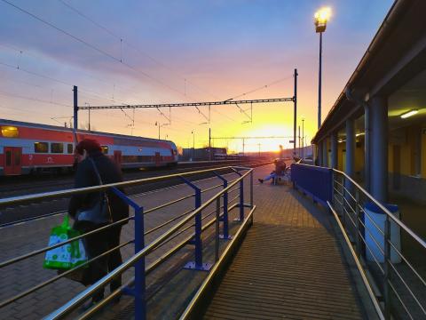 Fotografie Pezinok Train Station