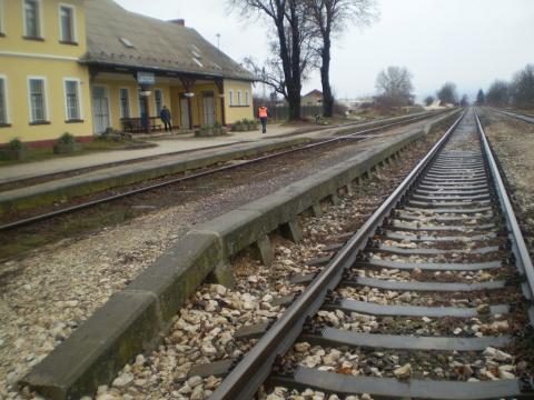 Fotografie Čachtice Train Station