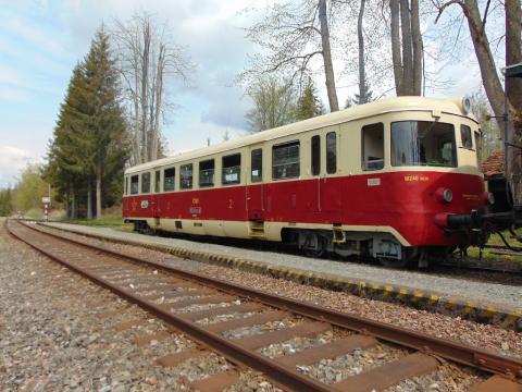 Fotografie Pohronská Polhora Zbojská Train station