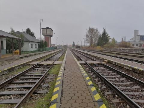 Fotografie Turcianske Teplice Diviaky Train Station