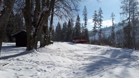 Fotografie Pohronská Polhora Zbojská Train station
