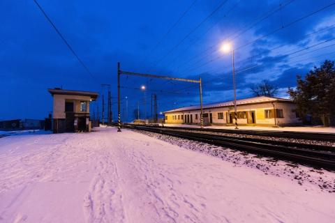 Fotografie Vydrník Train station