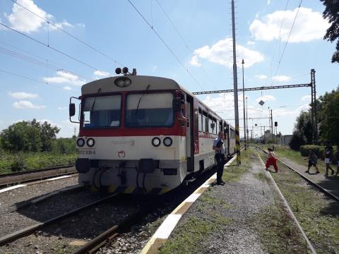 Fotografie Zemplínska Nová Ves Upor Train Station