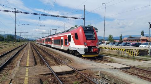 Fotografie Ladomerská Vieska Žiar n.Hronom Train station