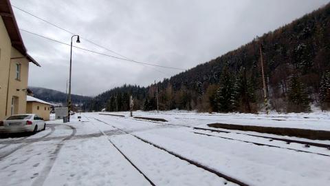 Fotografie Šumiac Červená Skala Train Station