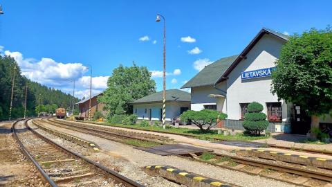 Fotografie Lietavská Lúčka Train Station