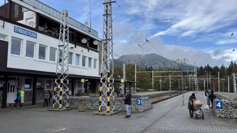 Fotografie Vysoké Tatry Štrbské Pleso Train Station