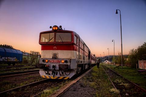 Fotografie Kremnické Bane Train Station