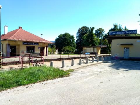 Fotografie Železničná stanica Turčianske Teplice