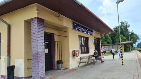 Fotografie Železničná stanica Turčianske Teplice