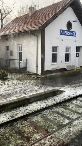 Fotografie Alekšince Train Station