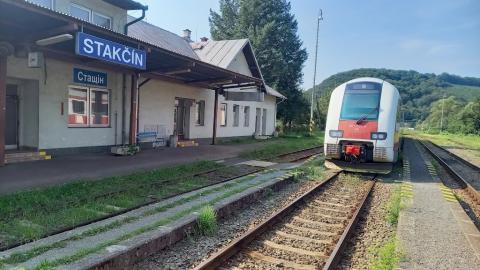 Fotografie Stakcin Train Station