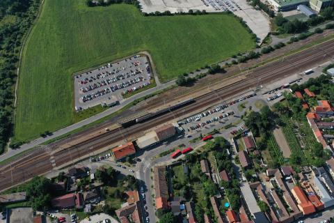 Fotografie Pezinok Train Station