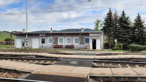 Fotografie Vydrník Train station