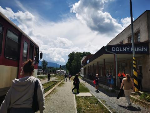 Fotografie Dolny Kubin Train Station