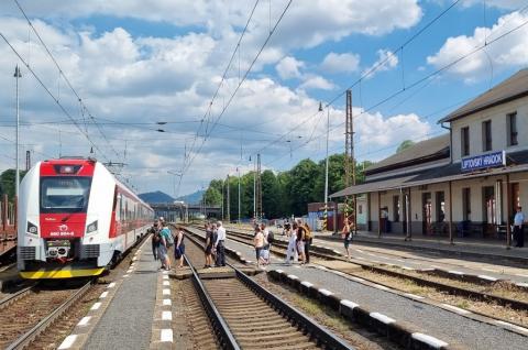 Fotografie Železničná stanica - Liptovský Hrádok