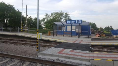 Fotografie Dolný Štál Train Station