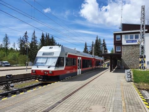 Fotografie Vysoké Tatry Štrbské Pleso Train Station