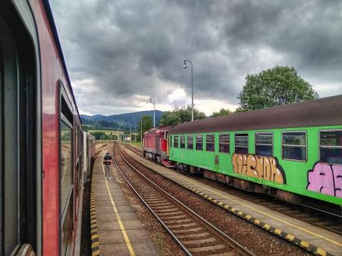 Fotografie Horna Stubna Train Station