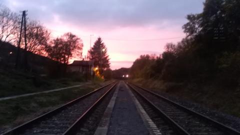 Fotografie Mníchova Lehota Train Station