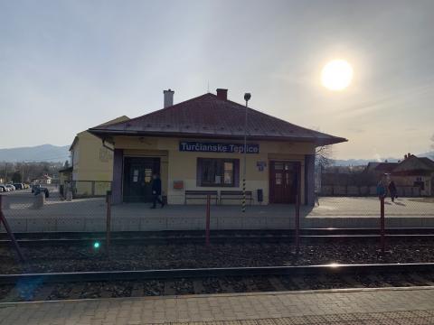 Fotografie Železničná stanica Turčianske Teplice