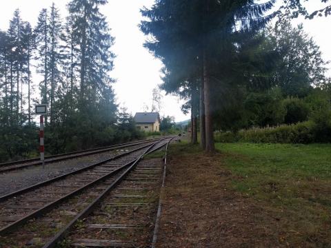 Fotografie Pohronská Polhora Zbojská Train station