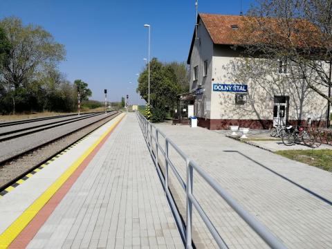 Fotografie Dolný Štál Train Station