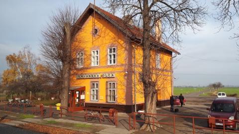 Fotografie Zemianska Olča Train station