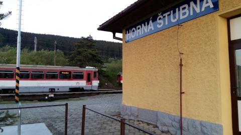 Fotografie Horna Stubna Train Station