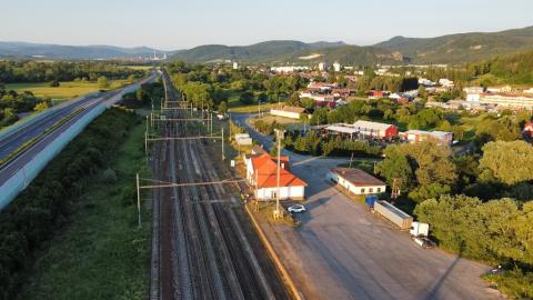 Fotografie Hliník nad Hronom Train Station